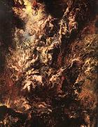 RUBENS, Pieter Pauwel Fall of the Rebel Angels oil painting on canvas